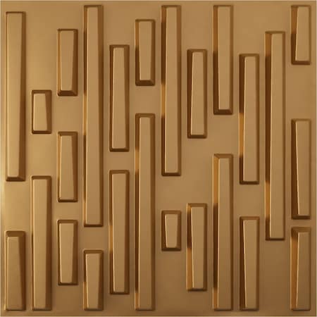 Ekena Millwork 19 5/8in. W x 19 5/8in. H Staggered Brick EnduraWall Decor 3D Wall Panel, Total 32.04 Sq. Ft., 12PK WP20X20SBBGL-CASE-12